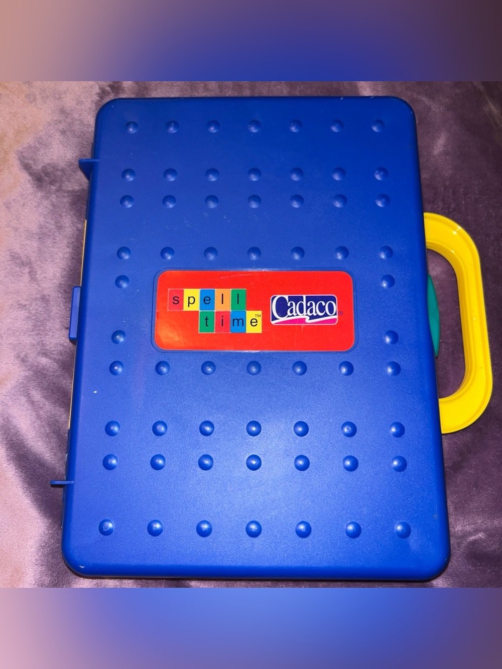 Spell Time Cadaco Set, 15 Card And 76 Letter Tiles